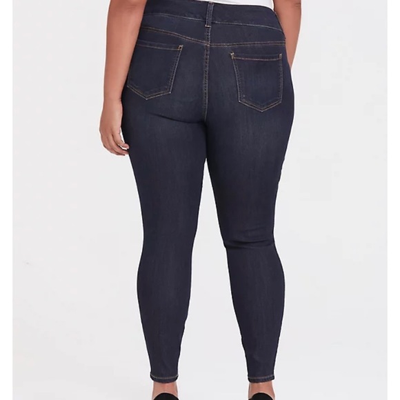 TORRID Blue Denim Jegging Jeans Size 22 - Picture 7 of 7